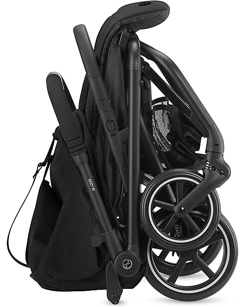 Cybex Passeggino Eezy S+ 2 - Deep Black - Mobilità Eccezionale! Passeggini Leggeri