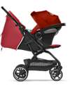 Cybex Passeggino Eezy S+ 2 - Hibiscus Red/Red - dalla Nascita - Mobilità Eccezionale! Passeggini Leggeri