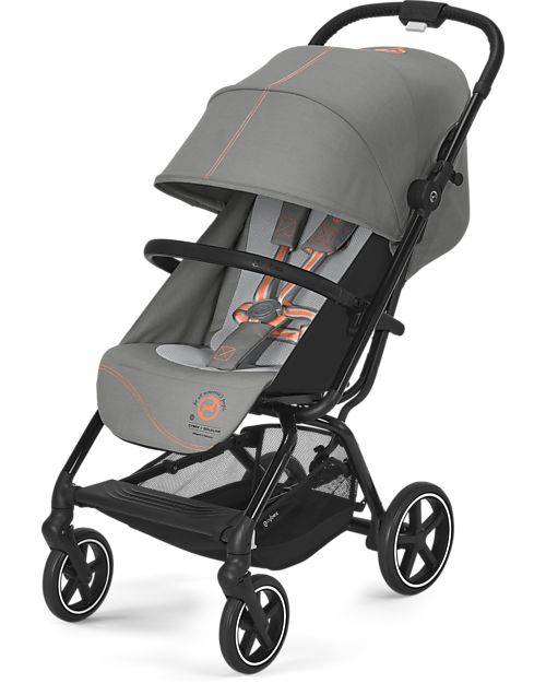 Cybex Passeggino Eezy S+ 2 - Lava Grey/Mid Grey - dalla Nascita - Mobilità Eccezionale! Passeggini Leggeri