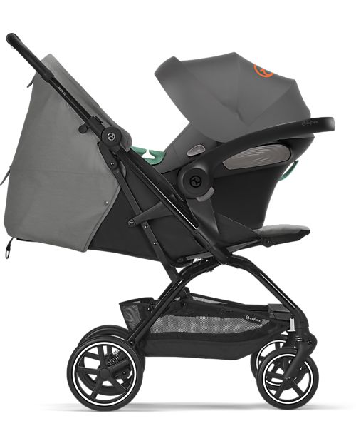 Cybex Passeggino Eezy S+ 2 - Lava Grey/Mid Grey - dalla Nascita - Mobilità Eccezionale! Passeggini Leggeri
