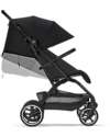 Cybex Passeggino Eezy S+ 2 - Moon Black/Black - dalla Nascita - Mobilità Eccezionale! Passeggini Leggeri