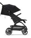 Cybex Passeggino Eezy S+ 2 - Moon Black/Black - dalla Nascita - Mobilità Eccezionale! Passeggini Leggeri