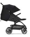 Cybex Passeggino Eezy S+ 2 - Moon Black/Black - dalla Nascita - Mobilità Eccezionale! Passeggini Leggeri