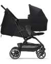 Cybex Passeggino Eezy S+ 2 - Moon Black/Black - dalla Nascita - Mobilità Eccezionale! Passeggini Leggeri