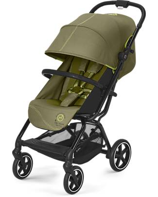Cybex Passeggino Eezy S+ 2 - Nature Green/Green - dalla Nascita - Mobilità Eccezionale! Passeggini Leggeri