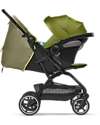 Cybex Passeggino Eezy S+ 2 - Nature Green/Green - dalla Nascita - Mobilità Eccezionale! Passeggini Leggeri