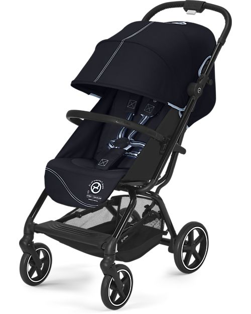 Cybex Passeggino Eezy S+ 2 - Ocean Blue/Navy Blue - dalla Nascita - Mobilità Eccezionale! Passeggini Leggeri