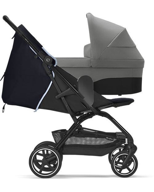 Cybex Passeggino Eezy S+ 2 - Ocean Blue/Navy Blue - dalla Nascita - Mobilità Eccezionale! Passeggini Leggeri