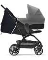 Cybex Passeggino Eezy S+ 2 - Ocean Blue/Navy Blue - dalla Nascita - Mobilità Eccezionale! Passeggini Leggeri