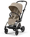 Cybex Passeggino Eezy S Twist + 2 - Almond Beige - Telaio Taupe - Seduta Rotante a 360° Passeggini Classici