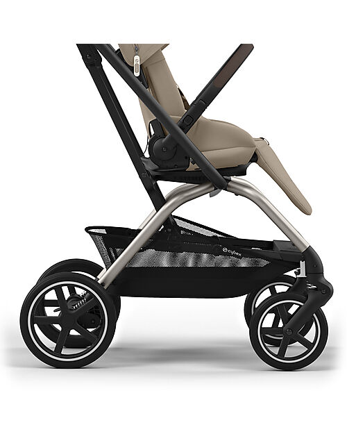 Cybex Passeggino Eezy S Twist + 2 - Almond Beige - Telaio Taupe - Seduta Rotante a 360° Passeggini Classici