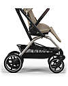 Cybex Passeggino Eezy S Twist + 2 - Almond Beige - Telaio Taupe - Seduta Rotante a 360° Passeggini Classici