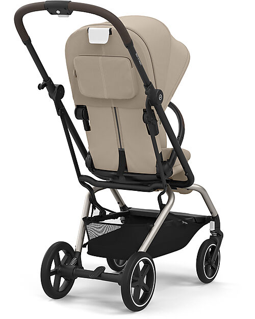 Cybex Passeggino Eezy S Twist + 2 - Almond Beige - Telaio Taupe - Seduta Rotante a 360° Passeggini Classici