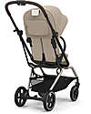 Cybex Passeggino Eezy S Twist + 2 - Almond Beige - Telaio Taupe - Seduta Rotante a 360° Passeggini Classici
