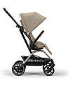 Cybex Passeggino Eezy S Twist + 2 - Almond Beige - Telaio Taupe - Seduta Rotante a 360° Passeggini Classici