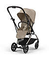 Cybex Passeggino Eezy S Twist + 2 - Almond Beige - Telaio Taupe - Seduta Rotante a 360° Passeggini Classici