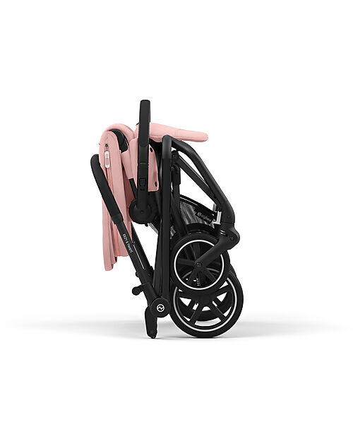 Cybex Passeggino Eezy S Twist + 2 - Candy Pink - Telaio Nero - Seduta Rotante a 360° Passeggini Classici