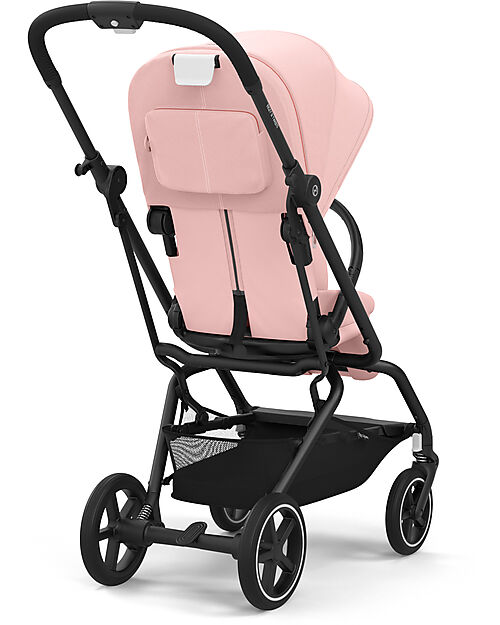 Cybex Passeggino Eezy S Twist + 2 - Candy Pink - Telaio Nero - Seduta Rotante a 360° Passeggini Classici