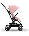 Cybex Passeggino Eezy S Twist + 2 - Candy Pink - Telaio Nero - Seduta Rotante a 360° Passeggini Classici