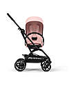 Cybex Passeggino Eezy S Twist + 2 - Candy Pink - Telaio Nero - Seduta Rotante a 360° Passeggini Classici