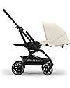 Cybex Passeggino Eezy S Twist + 2 - Canvas White - Telaio Nero - Seduta Rotante a 360° Passeggini Classici