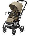 Cybex Passeggino Eezy S Twist+ 2 - Classic Beige - Rotazione Fronte Strada/Genitore Passeggini Leggeri