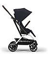 Cybex Passeggino Eezy S Twist + 2 - Dark Blue - Telaio Silver - Seduta Rotante a 360° Passeggini Classici