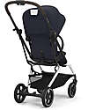 Cybex Passeggino Eezy S Twist + 2 - Dark Blue - Telaio Silver - Seduta Rotante a 360° Passeggini Classici