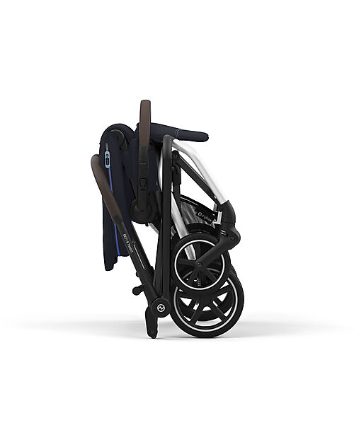 Cybex Passeggino Eezy S Twist + 2 - Dark Blue - Telaio Silver - Seduta Rotante a 360° Passeggini Classici