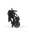 Cybex Passeggino Eezy S Twist + 2 - Dark Blue - Telaio Silver - Seduta Rotante a 360° Passeggini Classici