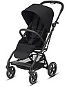 Cybex Passeggino Eezy S Twist+ 2 - Deep Black - Rotazione Fronte Strada/Genitore Passeggini Leggeri