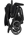 Cybex Passeggino Eezy S Twist+ 2 - Deep Black - Rotazione Fronte Strada/Genitore Passeggini Leggeri