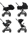 Cybex Passeggino Eezy S Twist+ 2 - Deep Black - Rotazione Fronte Strada/Genitore Passeggini Leggeri