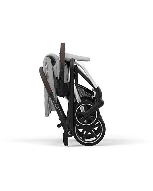 Cybex Passeggino Eezy S Twist + 2 - Fog Grey - Telaio Silver - Seduta Rotante a 360° Passeggini Classici