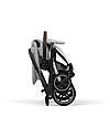 Cybex Passeggino Eezy S Twist + 2 - Fog Grey - Telaio Silver - Seduta Rotante a 360° Passeggini Classici