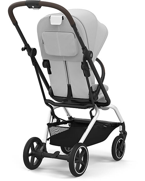 Cybex Passeggino Eezy S Twist + 2 - Fog Grey - Telaio Silver - Seduta Rotante a 360° Passeggini Classici