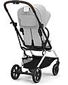 Cybex Passeggino Eezy S Twist + 2 - Fog Grey - Telaio Silver - Seduta Rotante a 360° Passeggini Classici