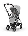 Cybex Passeggino Eezy S Twist + 2 - Fog Grey - Telaio Silver - Seduta Rotante a 360° Passeggini Classici