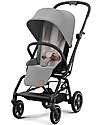 Cybex Passeggino Eezy S Twist+ 2 - Lava Grey/Mid Grey - Rotazione Fronte Strada/Genitore - dalla Nascita Passeggini Leggeri