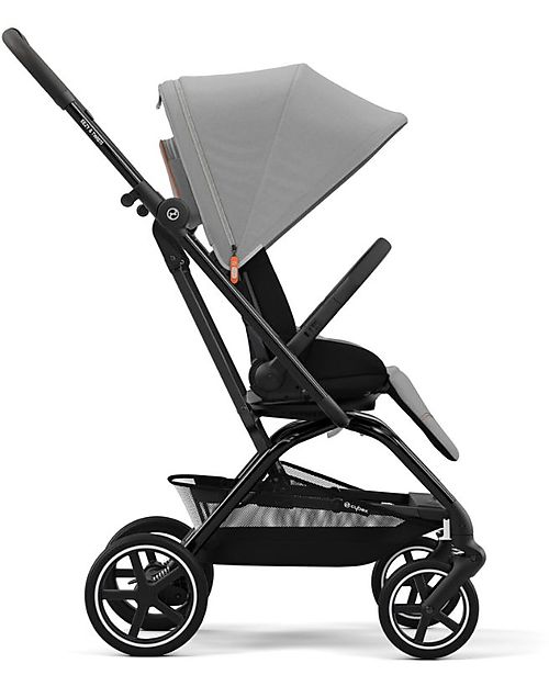 Cybex Passeggino Eezy S Twist+ 2 - Lava Grey/Mid Grey - Rotazione Fronte Strada/Genitore - dalla Nascita Passeggini Leggeri