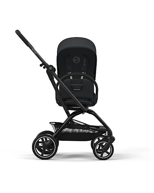Cybex Passeggino Eezy S Twist + 2 - Magic Black - Telaio Nero - Seduta Rotante a 360° Passeggini Classici
