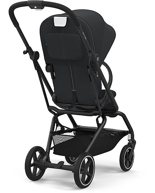 Cybex Passeggino Eezy S Twist + 2 - Magic Black - Telaio Nero - Seduta Rotante a 360° Passeggini Classici