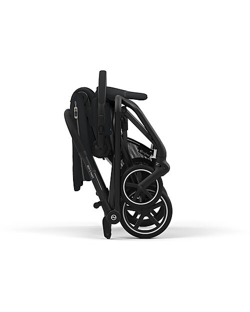 Cybex Passeggino Eezy S Twist + 2 - Magic Black - Telaio Nero - Seduta Rotante a 360° Passeggini Classici