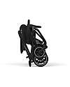 Cybex Passeggino Eezy S Twist + 2 - Magic Black - Telaio Nero - Seduta Rotante a 360° Passeggini Classici