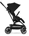 Cybex Passeggino Eezy S Twist + 2 - Magic Black - Telaio Nero - Seduta Rotante a 360° Passeggini Leggeri