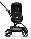 Cybex Passeggino Eezy S Twist + 2 - Magic Black - Telaio Nero - Seduta Rotante a 360° Passeggini Leggeri