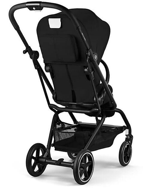 Cybex Passeggino Eezy S Twist + 2 - Magic Black - Telaio Nero - Seduta Rotante a 360° Passeggini Leggeri