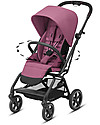 Cybex Passeggino Eezy S Twist+ 2 - Magnolia Pink - Rotazione Fronte Strada/Genitore Passeggini Leggeri