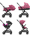 Cybex Passeggino Eezy S Twist+ 2 - Magnolia Pink - Rotazione Fronte Strada/Genitore Passeggini Leggeri