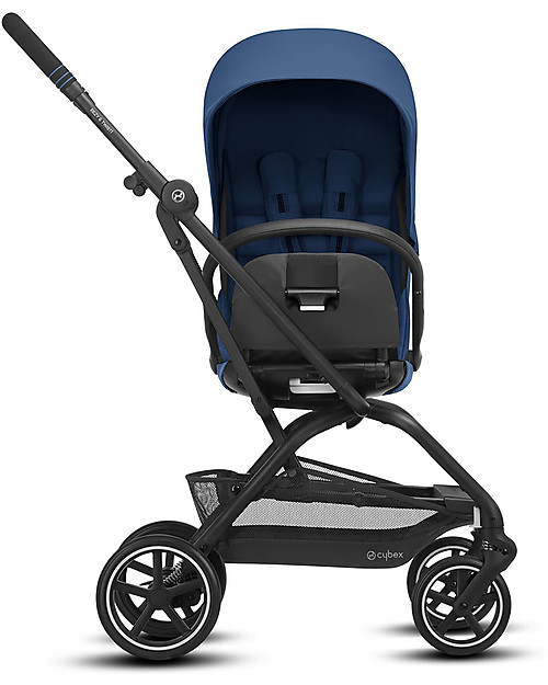 Cybex Passeggino Eezy S Twist+ 2 - Navy Blue - Rotazione Fronte Strada/Genitore Passeggini Leggeri